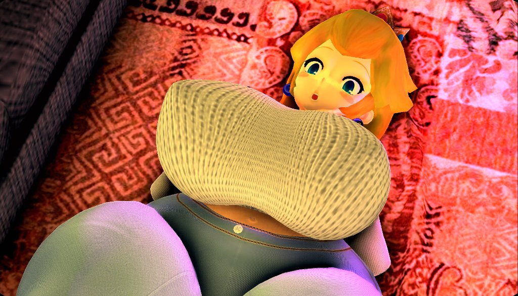 big_breasts breasts female huge_breasts mario_(series) princess_peach shanepr0d thick_thighs wide_hips wool_clothing