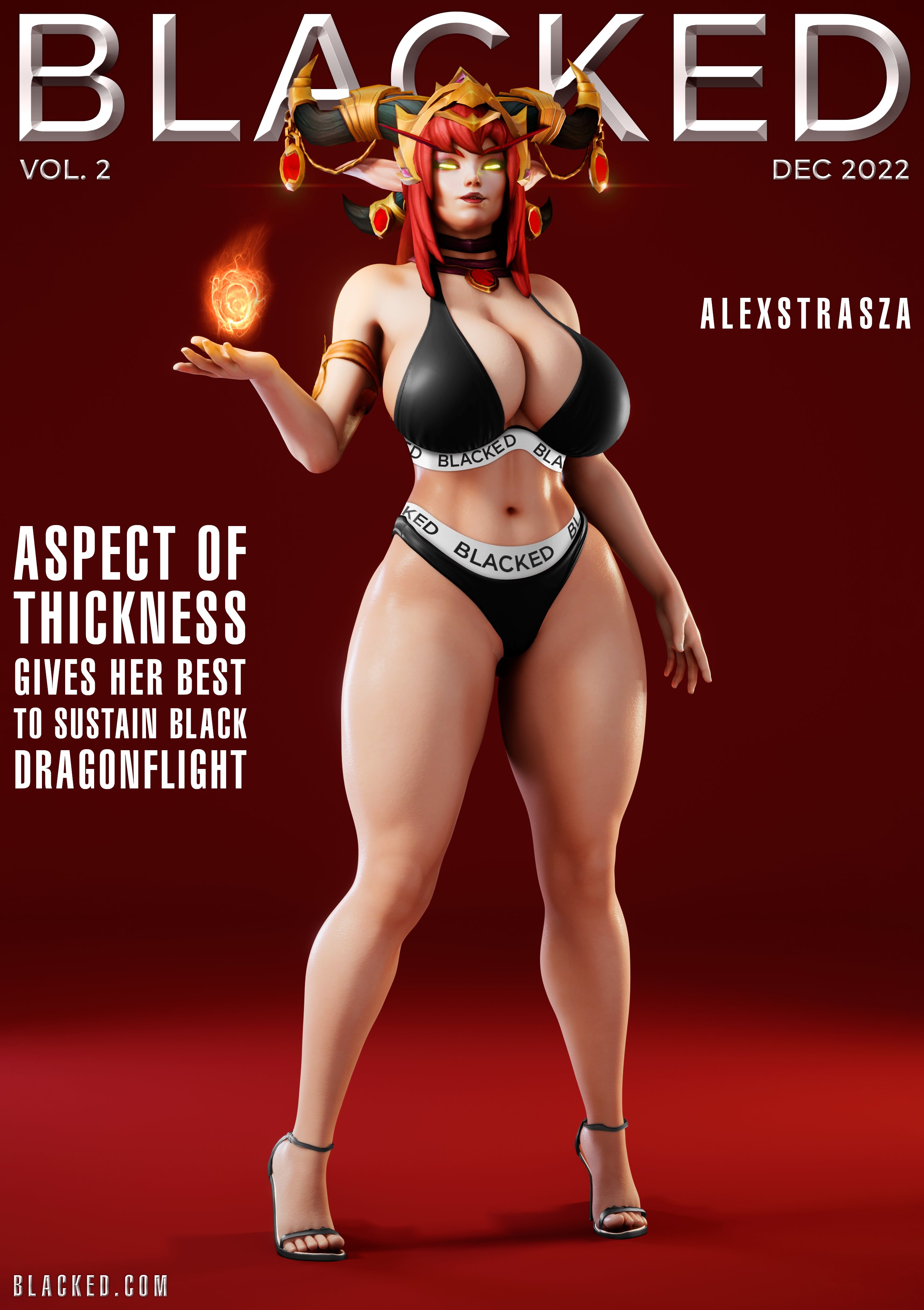 1girls, 3d, alexstrasza, ass, bimbo, blacked, blacked clothing, breasts, curvy, dragon, dragonflight, female, female only, heroes of the storm, high heels, horn jewelry, horns, jewelry, large ass, large breasts, magic, magic user, open toe shoes, pin up, red dragonflight, snoopz, solo, tagme, thick, thick ass, thick thighs, voluptuous, voluptuous female, waifusito, warcraft, world of warcraft, wow