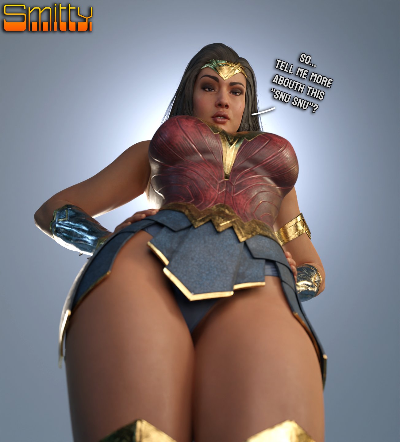 1girls, 2022, 3d, 3d (artwork), amazon, athletic, athletic female, big breasts, black hair, blender (software), breasts, busty, curvy, curvy figure, dc, dc comics, diana of themyscira, english text, female, female only, fit, fit female, fully clothed, hourglass figure, injustice 2, large breasts, light skin, light-skinned female, long hair, olive skin, pinup, pose, smitty34, snu-snu, solo, superheroine, text, thick legs, thick thighs, thighs, voluptuous, waist, watermark, wonder woman, wonder woman (series)