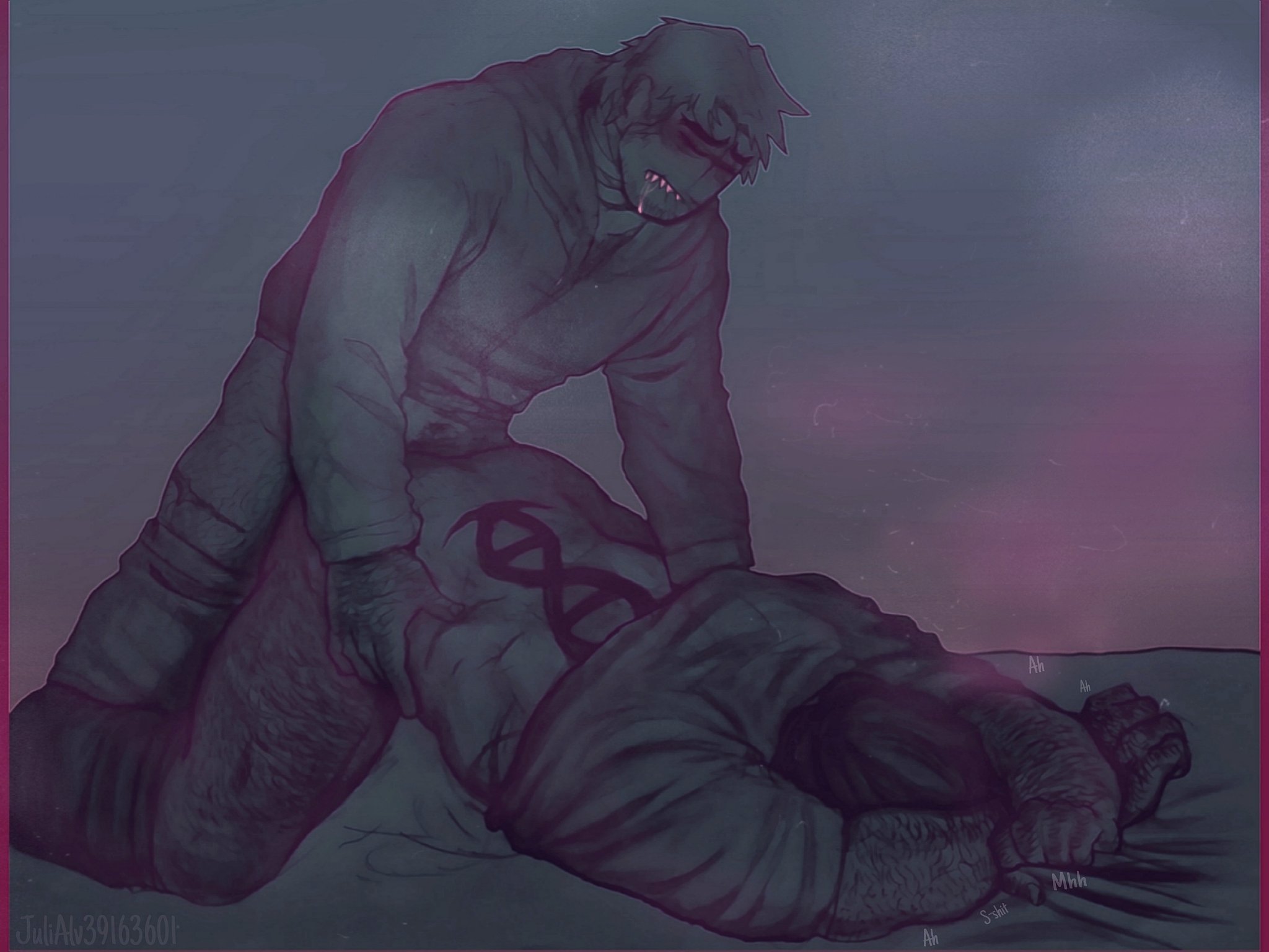 deimos, doggy style, gay, julialv39163601, madness combat, male, male only, male/male, sanford