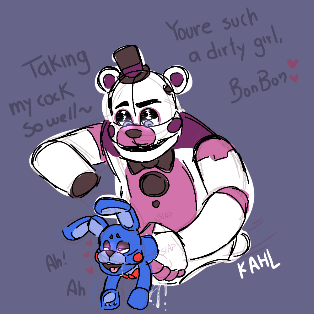 anal anal_sex animatronic anthro bear bonnie_(fnaf) duo five_nights_at_freddy's five_nights_at_freddy's:_sister_location funtime_freddy_(fnafsl) itsjustapixel3 lagomorph leporid machine male male/male mammal penetrable_sex_toy penetration rabbit robot scottgames sex_toy sister_location size_difference vaginal_penetration