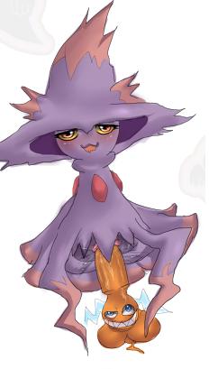 blush color electronics female feral front_view insertion interspecies living_sex_toy low_resolution male mismagius nude pokémon_(species) pokemon pokemon_(species) rotom rotom_vibrator straight tagme vibrator