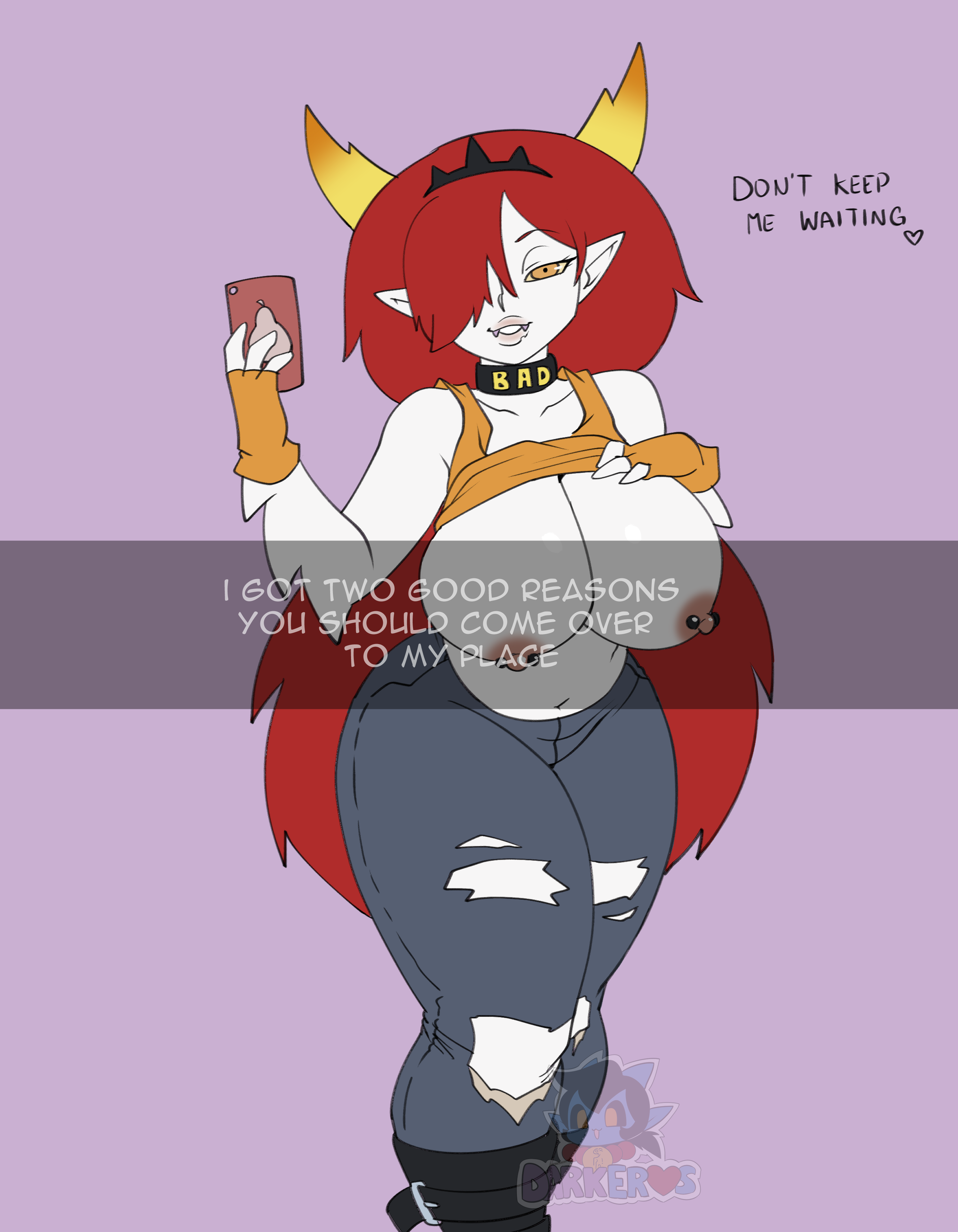 1girls, ass, breasts, darkeros13, disney, disney channel, disney xd, female, hekapoo, massive ass, massive breasts, star vs the forces of evil, tagme, thedarkeros, white skin, yellow sclera