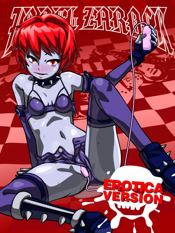 blush clothed_masturbation clothing darkstalkers flat_chest lord_raptor masturbation midnight_bliss rule_63 shorts tagme vibrator yagio-socho zabel_zarock zombie_girl