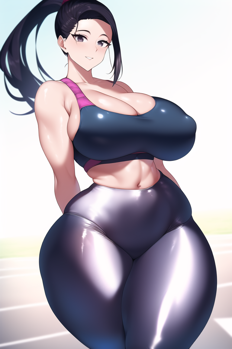 1girls, 2022, ai generated, big breasts, black hair, breasts, female, female only, huge breasts, long hair, momo yaoyorozu, my hero academia, shiny clothes, stable diffusion, thick, thick thighs, tight clothes, tight clothing, wide hips