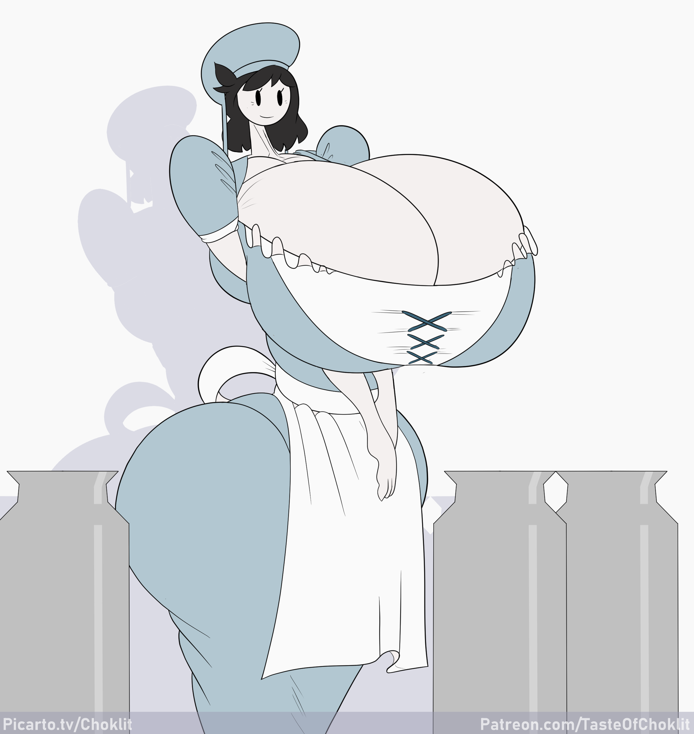 1girls, alternate costume, ass, big ass, big breasts, breasts, female, gigantic ass, gigantic breasts, huge ass, huge breasts, hyper, hyper ass, hyper breasts, hyper hourglass, jaiden animations, jaidens mom, large ass, large breasts, mob face, solo, tasteofchoklit