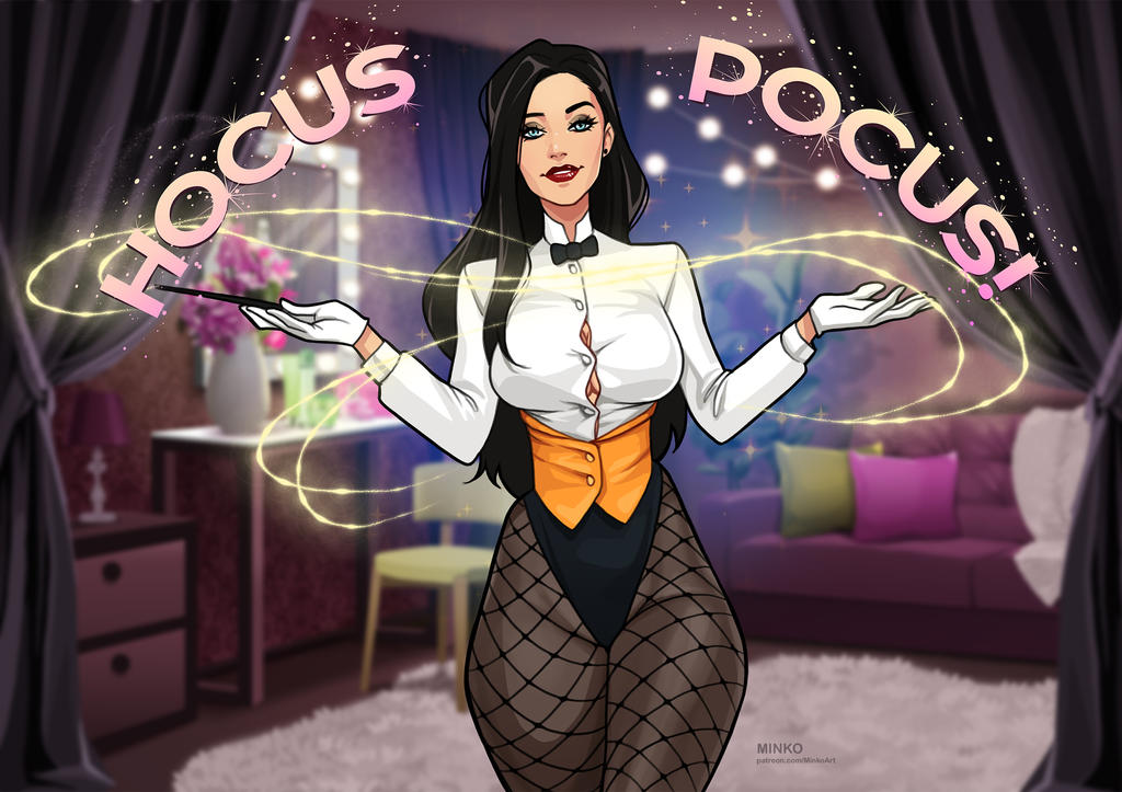 1girls, athletic, athletic female, big breasts, black hair, breasts, busty, cleavage, curvaceous, curvy, curvy figure, dc, dc comics, digital drawing (artwork), digital media (artwork), eyebrows, eyelashes, eyes, female, female focus, female only, fit, fit female, fully clothed, hair, hero, heroine, hips, hourglass figure, justice league, legs, light skin, light-skinned female, lips, magician, minko, olena minko, signature, slim, slim waist, solo, superhero, superheroine, text, thick, thick legs, thick thighs, thighs, upper body, voluptuous, waist, wide hips, zatanna, zatanna zatara