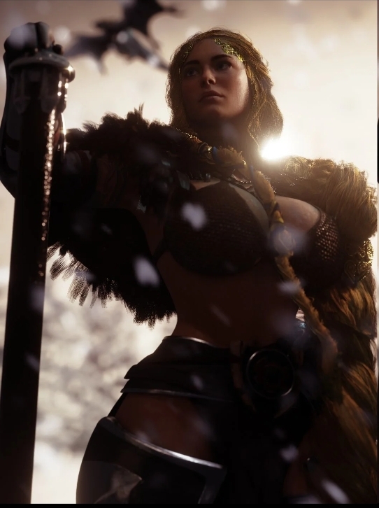 1girls, 3d, 3d (artwork), abs, aesir (norse mythology), areolae, ass, athletic, athletic female, big ass, big breasts, bikini armor, blonde hair, blue eyes, braided hair, breasts, busty, casual, female, female only, fit, fit female, front view, god, god of war, god of war ragnarok, goddess, greenofvc, headwear, hourglass figure, huge breasts, human, large breasts, light skin, light-skinned female, long hair, looking at viewer, milf, navel, nipple bulge, nipples, norse mythology, outdoors, pale skin, pinup, realistic, sif (god of war), skimpy armor, skimpy bikini, solo, sony interactive entertainment, tagme, tattoo, tattooed arm, tattoos, thick thighs, toned, toned female