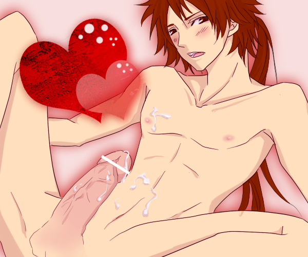 blush censored cum male male_only sanada_yukimura sengoku_basara tagme