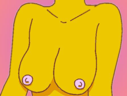 breasts color female female_only front_view human jsl marge_simpson nipples nude solo tagme the_simpsons