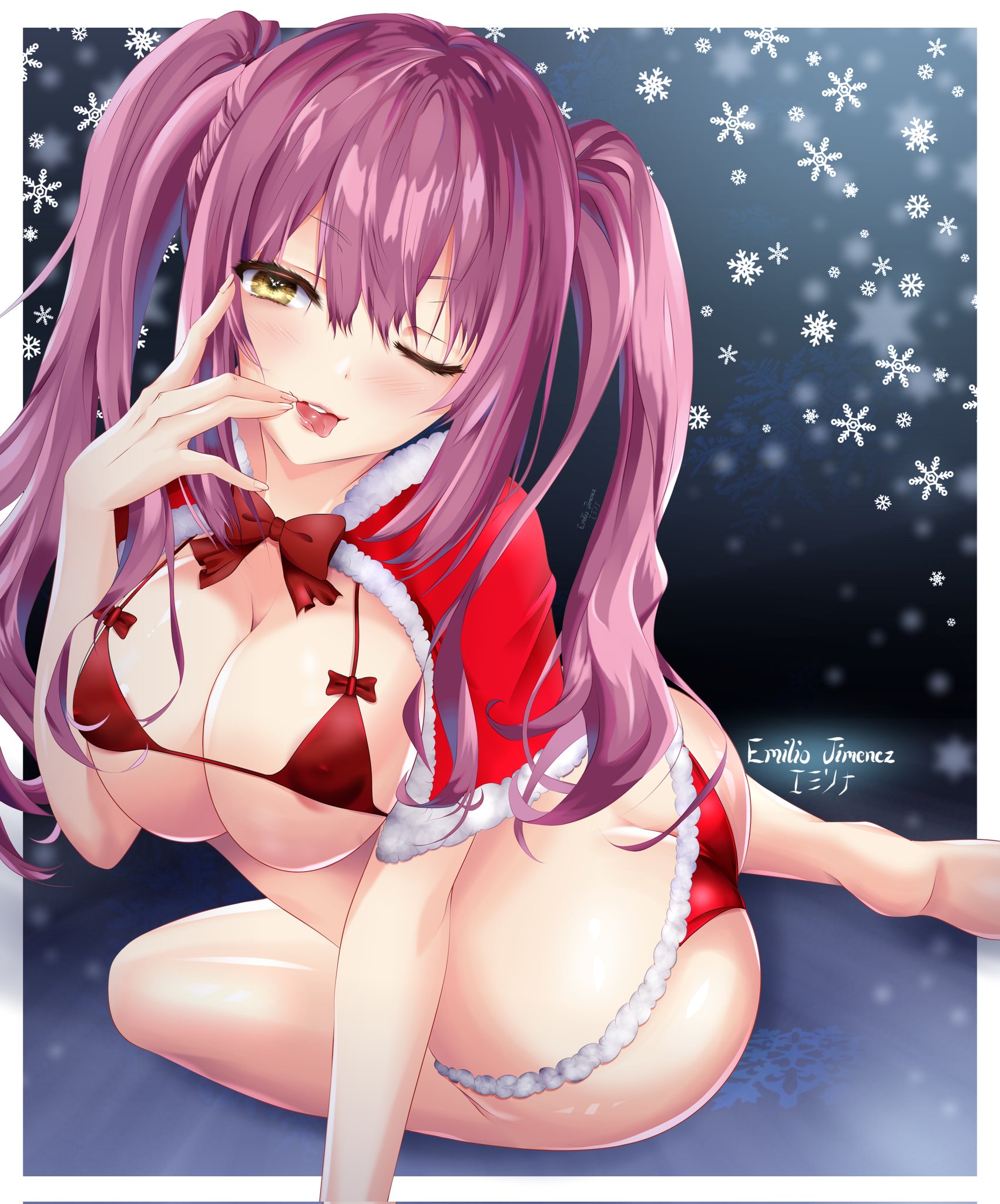 1girls, amasawa ichika, artist request, big breasts, bra, breasts, classroom of the elite, eye open, female, female only, hair, human, no penetration, no penis, panties, purple hair, tagme, text, violet hair, yellow eye, youkoso jitsuryoku shijou shugi no kyoushitsu e