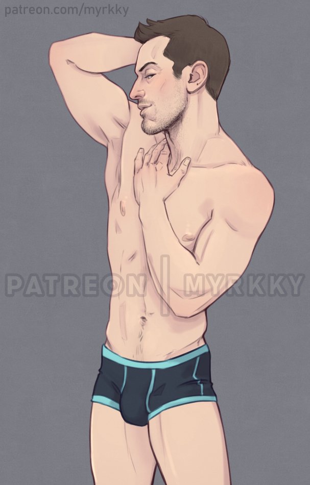 arm_behind_head briefs bulge male male_only muscles muscular muscular_male myrkky peter_hale posing shirtless_male teen_wolf underwear underwear_only