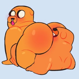 2boys 69 69_position adventure_time anthro anukkyt ass big_butt brothers canid canine cartoon_network face_in_ass gay incest jake_the_dog jermaine_the_dog looking_at_partner looking_back rimjob rimming superchub thick_thighs yellow_body