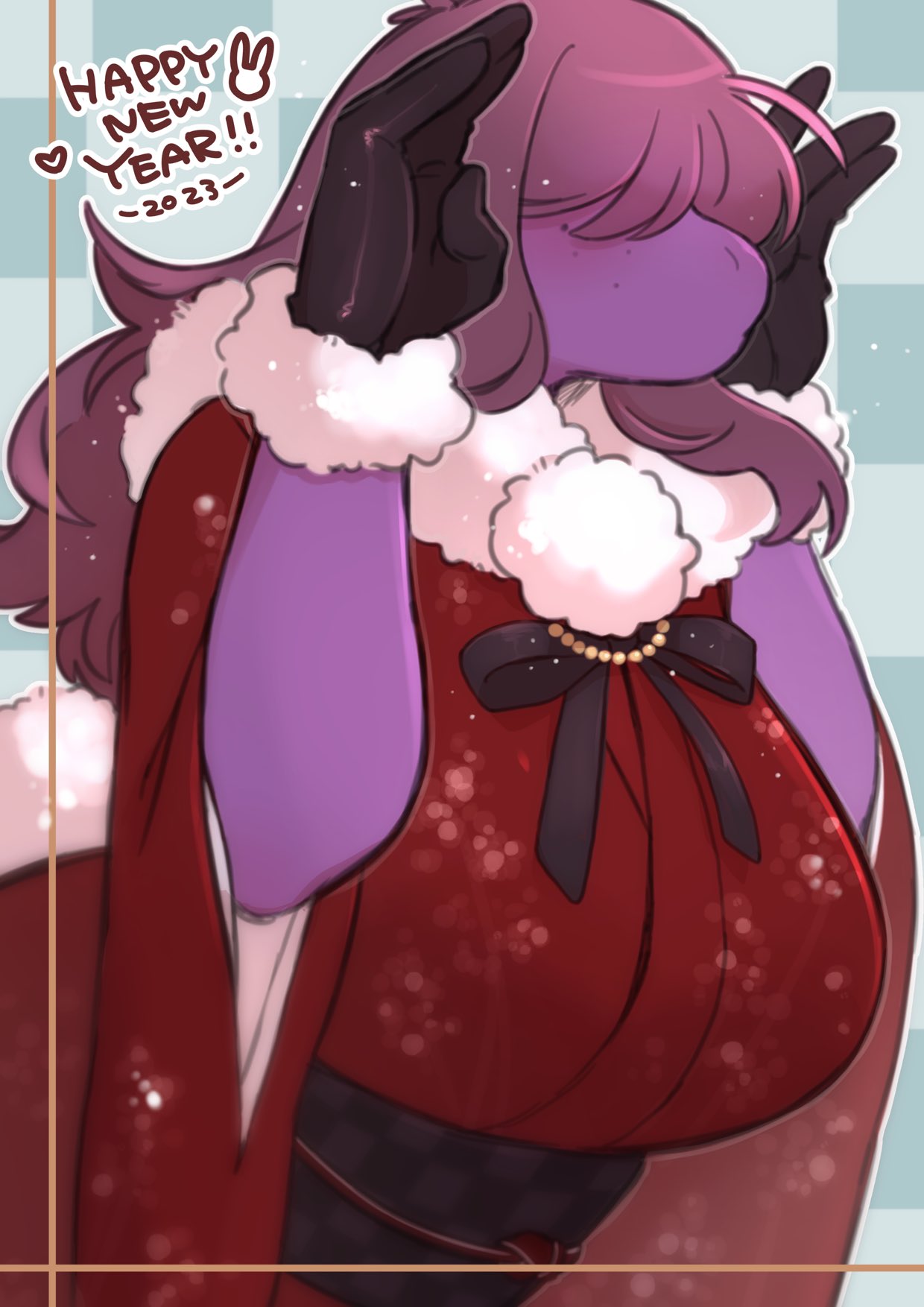 1girls, anthro, big breasts, breasts, clothed, clothing, deltarune, female, hair over eyes, heart, solo, susie (deltarune), tagme, text, underchikichan
