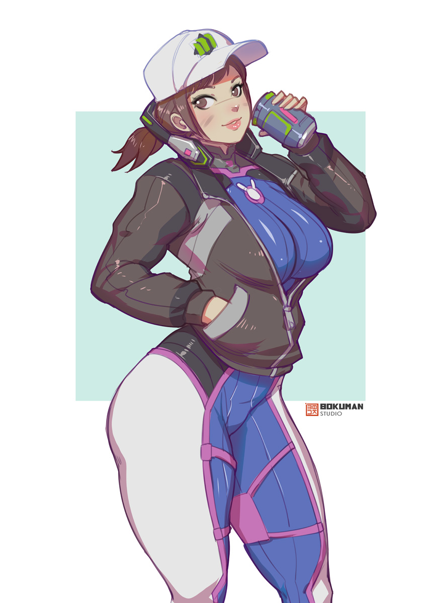 bokuman d.va overwatch shooting_star_d.va tagme