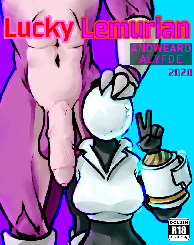 artificer (risk of rain), big penis, dark skin, dark-skinned female, female, foreskin, hand on head, helmet, huge cock, huge penis, lemurian, male, peace sign, penis, risk of rain, risk of rain 2, simple background, tagme, uncircumcised, zoquete