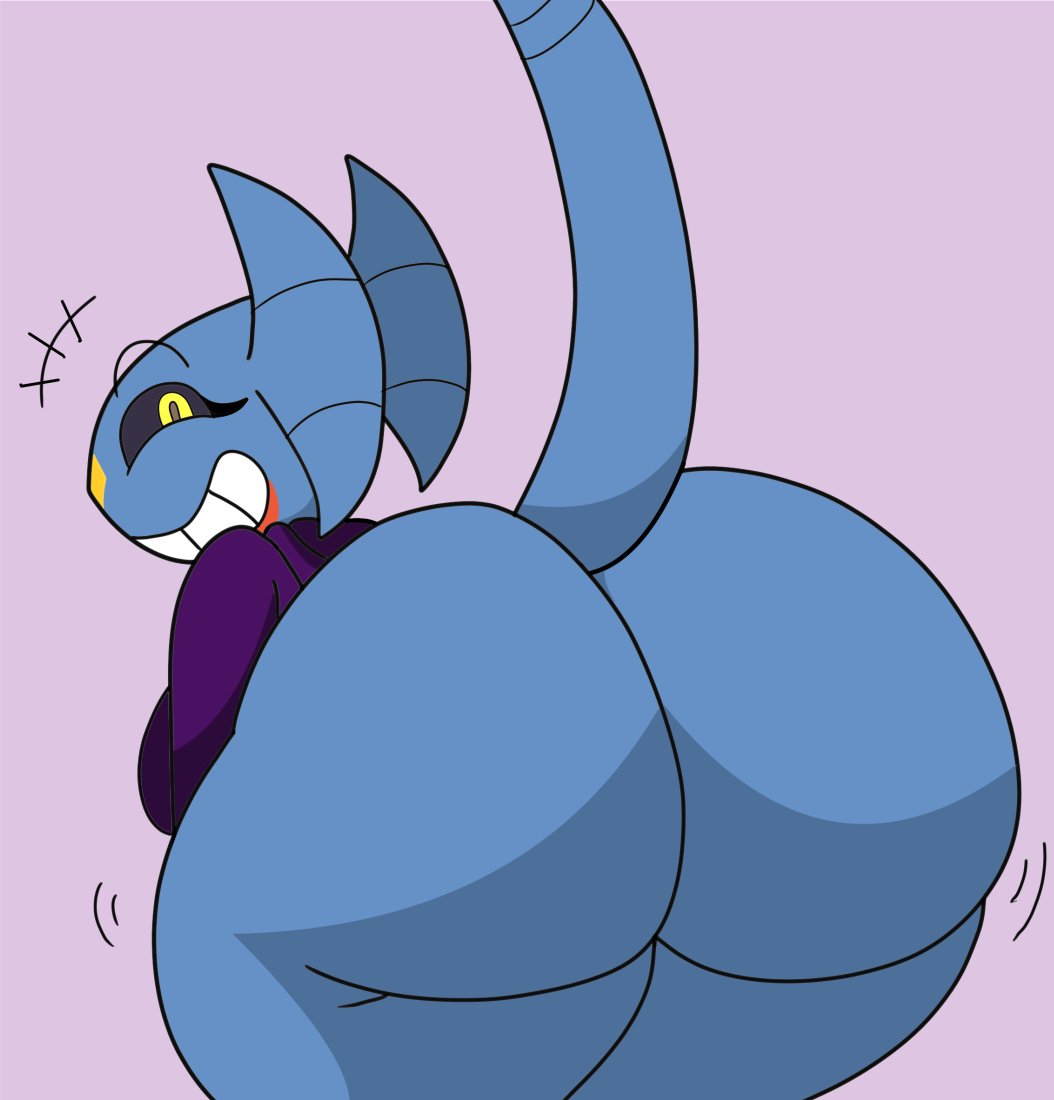 big_ass big_breasts breasts bubble_butt crackalacking garchomp ginger_(r-mk) hashidoodle huge_ass pokémon_(species) pokemon pokemon_(species) thick_thighs wide_hips