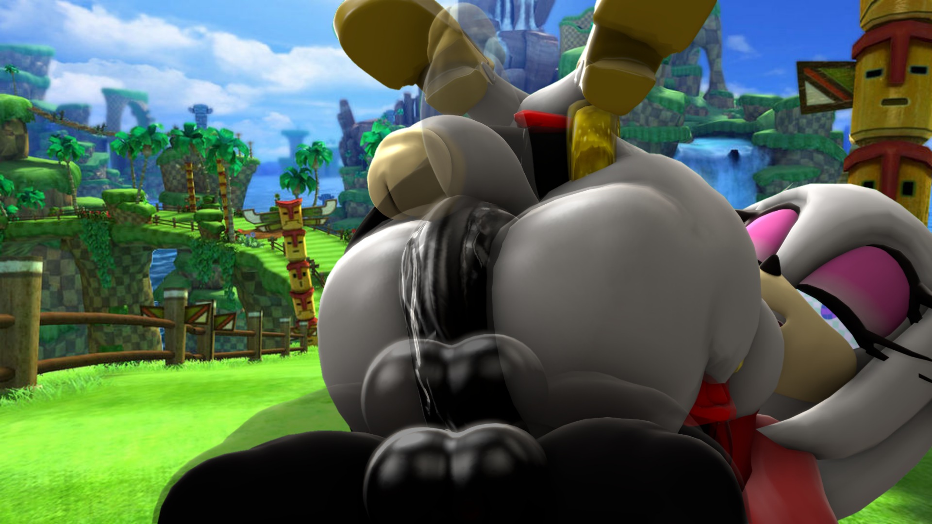 1boy, 1futa, 3d, 4k, ass, balls, big ass, big balls, big breasts, big butt, big penis, big thighs, breasts, erect penis, fast thrusts, from below, futanari, grabbing from behind, grabbing legs, green hill zone, intersex, male, male on futa, penis, pleasure face, pounding, project x love potion disaster, sega, sfm, shadow the hedgehog, sloth bones (artist), sonic (series), sonic the hedgehog (series), source filmmaker, tagme, thick penis, thick thighs, zeta the echidna
