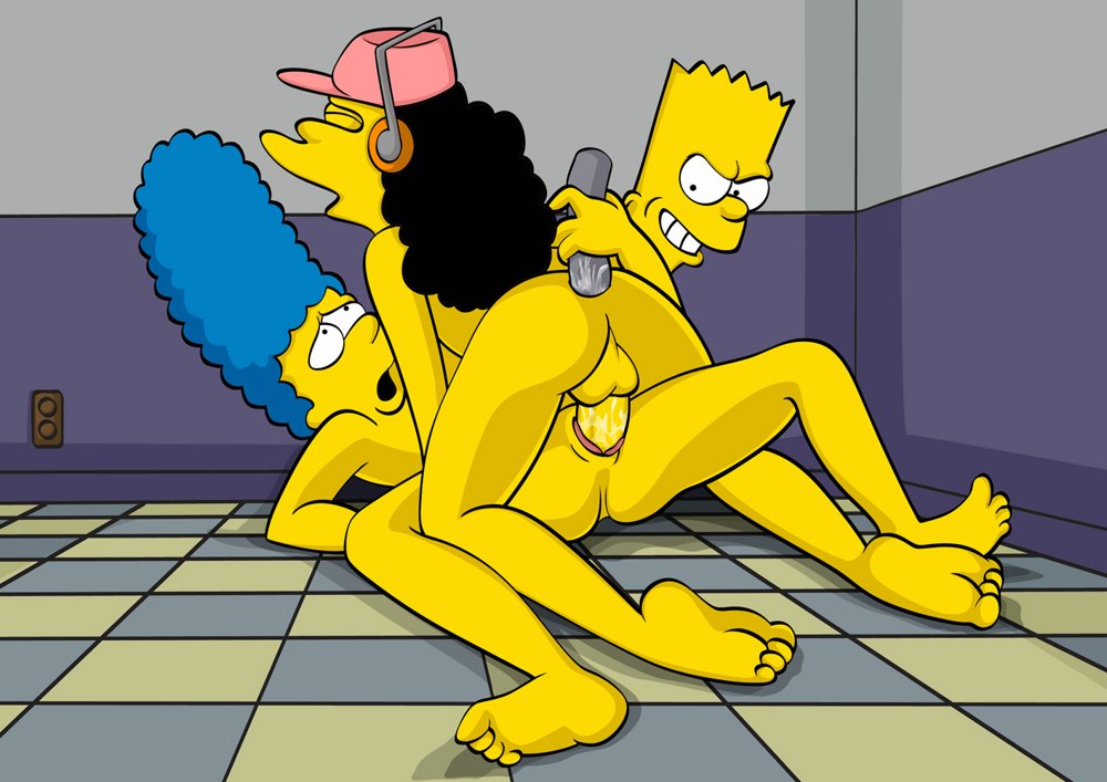 bart_simpson batothecyborg female human incest male marge_simpson otto_mann straight tagme the_simpsons toonfanclub