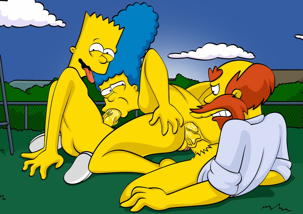 20th_century_studios accurate_art_style bart_simpson batothecyborg female groundskeeper_willie human incest male marge_simpson straight tagme the_simpsons toonfanclub yellow_body yellow_skin