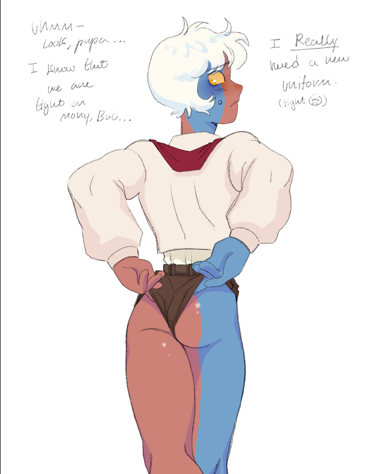 1boy, ass, ass focus, complaining, countryhumans, femboy, feminine, girly, kanedasimp (artist), male, rsfsr (countryhumans), russia (countryhumans), school uniform, sissy, text, tight clothing, trap, twink, uniform
