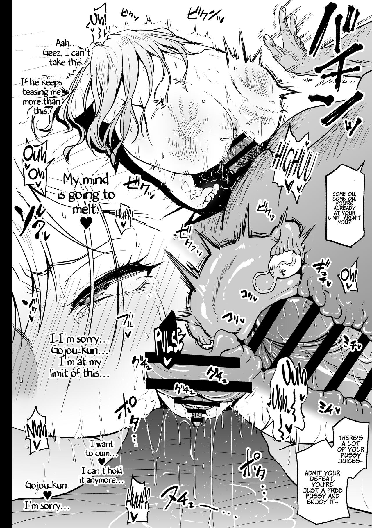 1boy, 1girls, age difference, ahemaru, anus, bar censor, blonde hair, censored, cheating, cheating girlfriend, comic, english text, eyes rolling back, fat male, female, gyaru, kitagawa marin, male, netorare, ntr, nude, older male, older male and younger female, older penetrating younger, prostitute, prostitution, pussy, pussy juice, sex, slap mark, slapping ass, sono bisque doll wa koi wo suru, spanking, speech bubble, teenage female, teenager, text, vaginal, vaginal juices, vaginal penetration, younger female