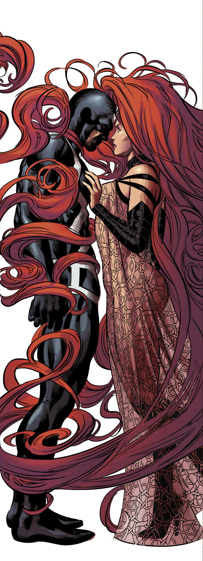 1boy 1boy1girl 1girls ass big_ass black_bolt breasts canon_couple comic_page couple curvy curvy_female fat_ass female husband husband_and_wife inhumans large_ass light-skinned_female light-skinned_male long_hair male male/female marvel marvel_comics medusa_(inhumans) red_hair straight straight_hair superhero superheroine transparent_clothing voluptuous voluptuous_female wide wide_hips wifey