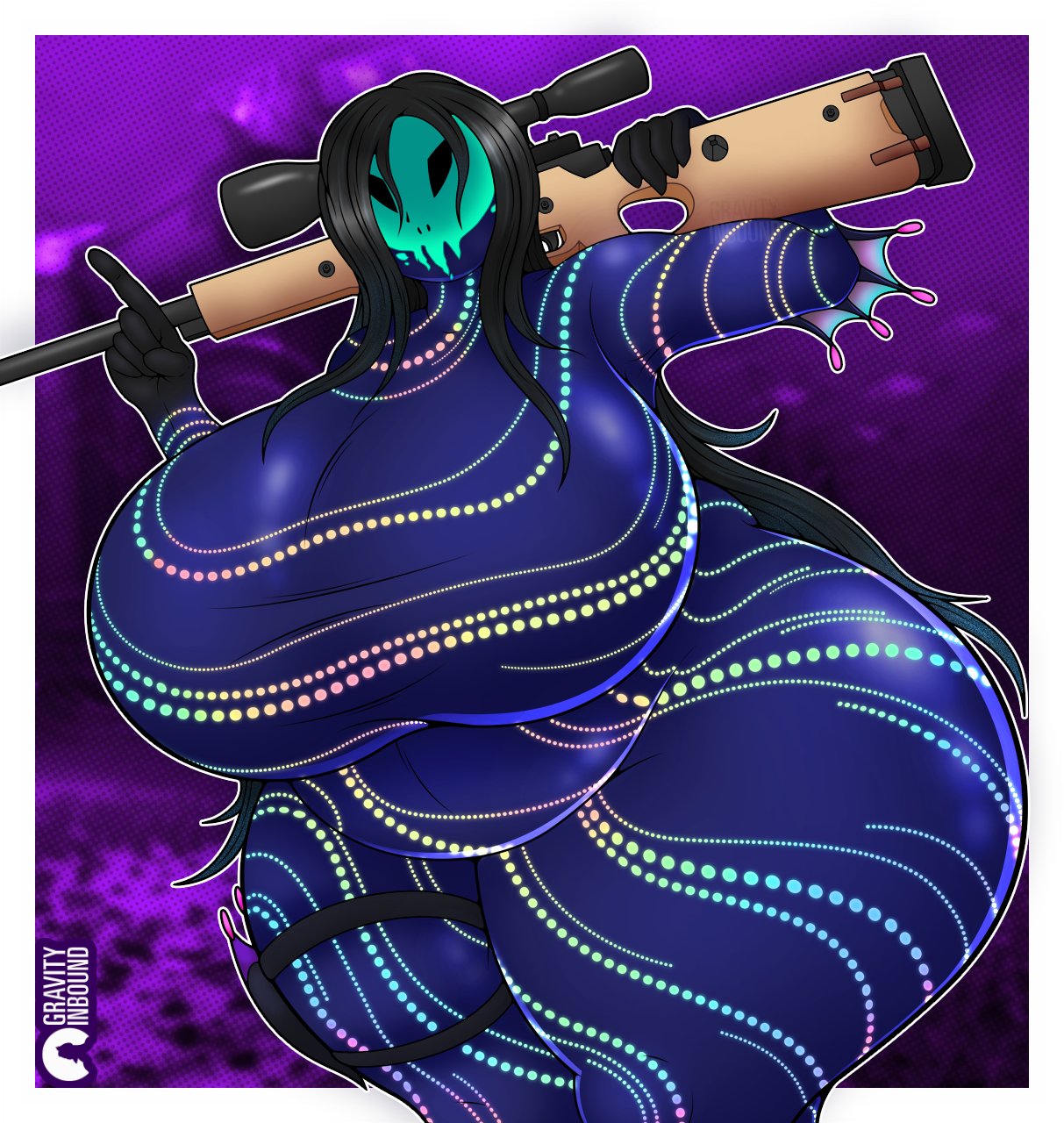 big_breasts breasts fat female fortnite gravityinbound mariana_(fortnite) overweight tagme