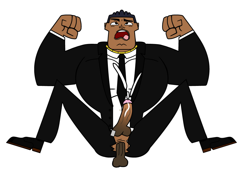 african_male anal bara biceps big_chest big_cock big_dick big_penis chest dark-skinned_male dark_skin dress_shoes gay gold_chain hung male male_only men muscles muscular muscular_male office pecs ryan_(tdi) suit suited the_ridonculous_race tie total_drama_island