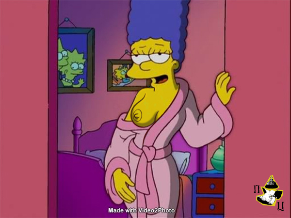 breasts clothes color edit female female_only front_view human indoors marge_simpson nipples nude_filter pig_tsar solo tagme the_simpsons