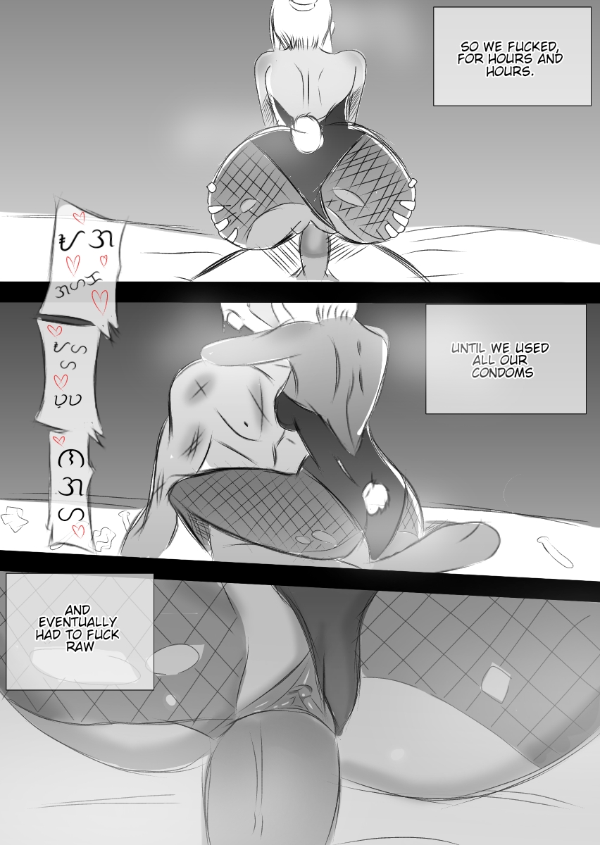 brawl stars, bunnysuit, cheating, choker, colt (brawl stars), comic, cowgirl position, doujinshi, female, neptureshow, piper (brawl stars), pussy, supercell, vaginal penetration