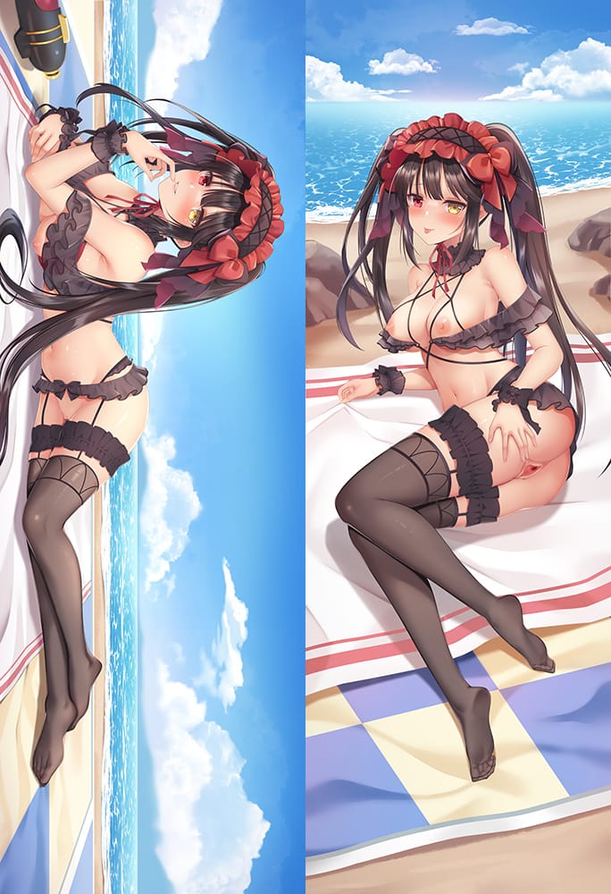 black lingerie, date a live, female, lingerie, tagme, tokisaki kurumi, twintails