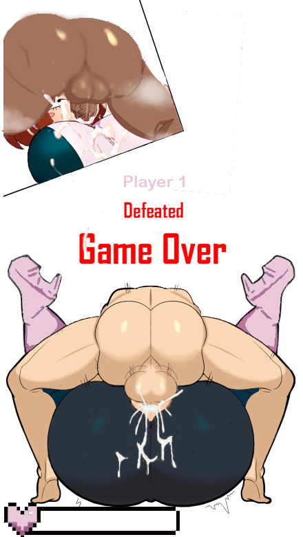 1girls 2boys ass backsack big_ass coldarsenal cum cum_in_pussy cum_inside dark-skinned_male defeated defeated_heroine female game_over gameoveredits gameplay_mechanics health_bar mating_press my_hero_academia ochako_uraraka ochako_uraraka_(hero_outfit) penis_in_mouth ripped_bodysuit sssonic2 superheroine uraraka_ochako uraraka_ochako_(hero_outfit)