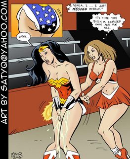 comic dc_comics diaper humiliation messy_diaper peeing satyq wonder_woman wonder_woman_(series)