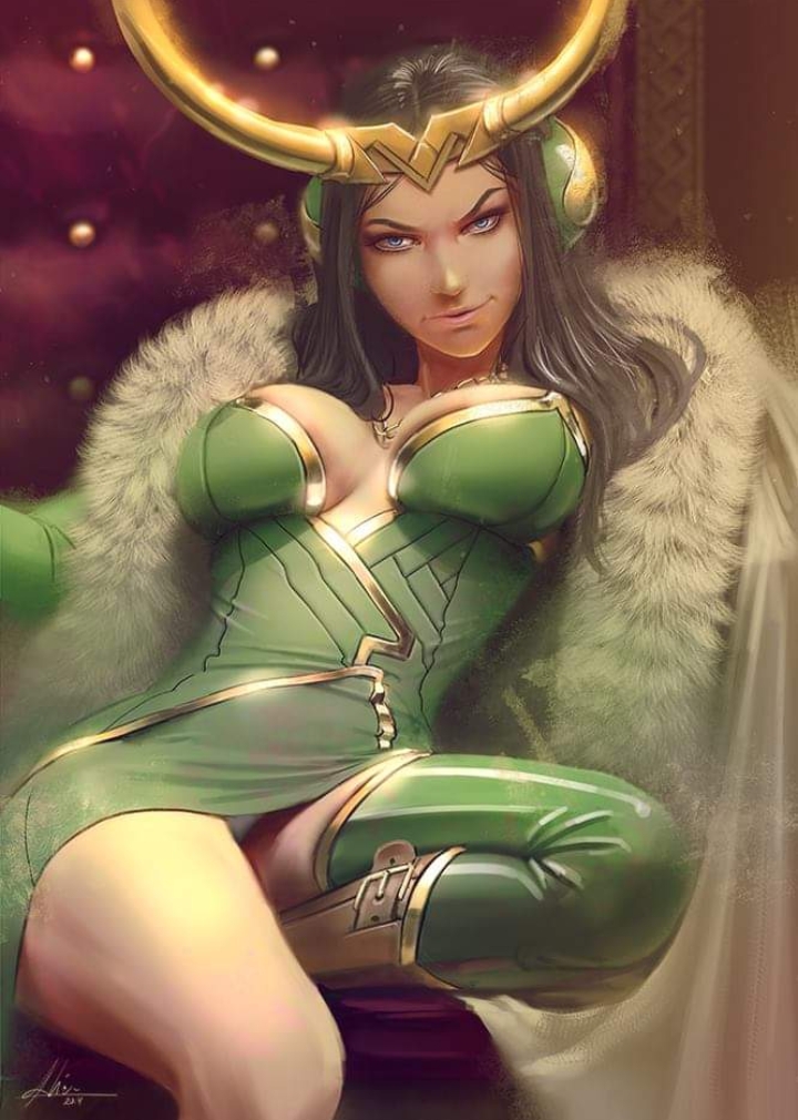 1girls asgardian big_breasts black_hair breasts female female_only goddess human lady_loki light-skinned_female light_skin marvel marvel_comics solo solo_female souracid straight_hair thor_(series) villainess voluptuous voluptuous_female wide_hips