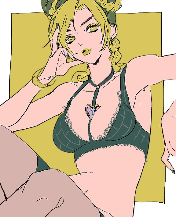 1girls, a rhn, female, female only, jojo's bizarre adventure, jolyne kujo, solo, solo female, stone ocean