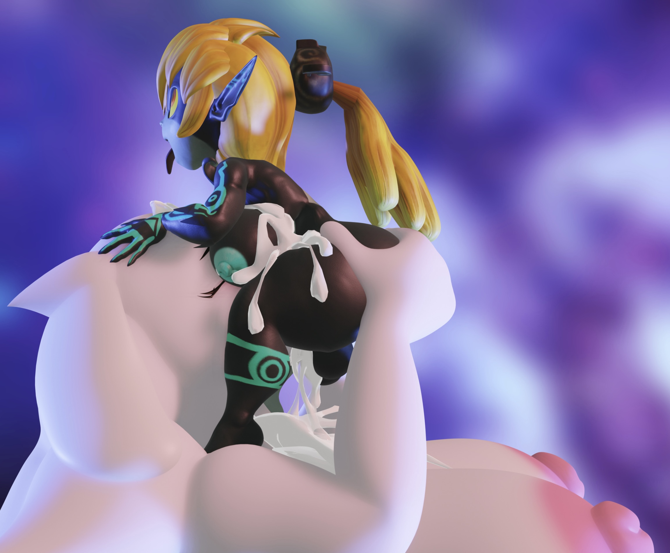 3d, alternate version at source, alternate version available, ass, balls, big areola, big ass, big balls, big breasts, big butt, big nipples, big penis, black body, breasts, cum, cum drip, cum in mouth, cum inside, cum on body, cum on breasts, cum on face, deepthroat, excessive cum, face fucking, female, futanari, huge areolae, huge ass, huge balls, huge breasts, huge butt, huge cock, huge nipples, imp, imp midna, intersex, junkron, midna, milf, oral, penis, the legend of zelda, throat fuck, toriel, twilight princess, undertale, undertale (series), white skin
