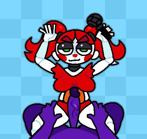 baby_(fnafsl) circus_baby circus_baby_(fnaf) crushtrap five_nights_at_freddy's five_nights_at_freddy's:_sister_location incest male_pov michael_afton missionary_position pov pov_eye_contact