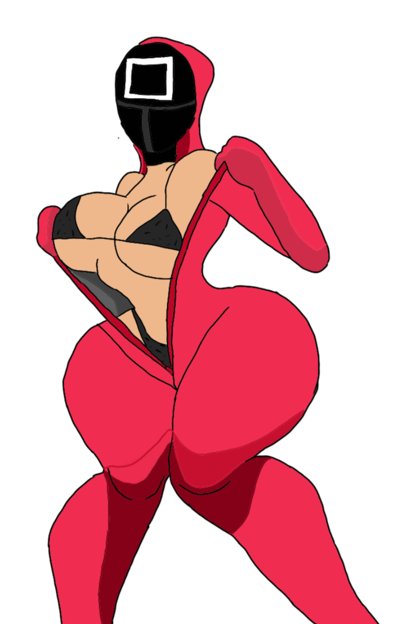 female pink_guard png squid_game tagme