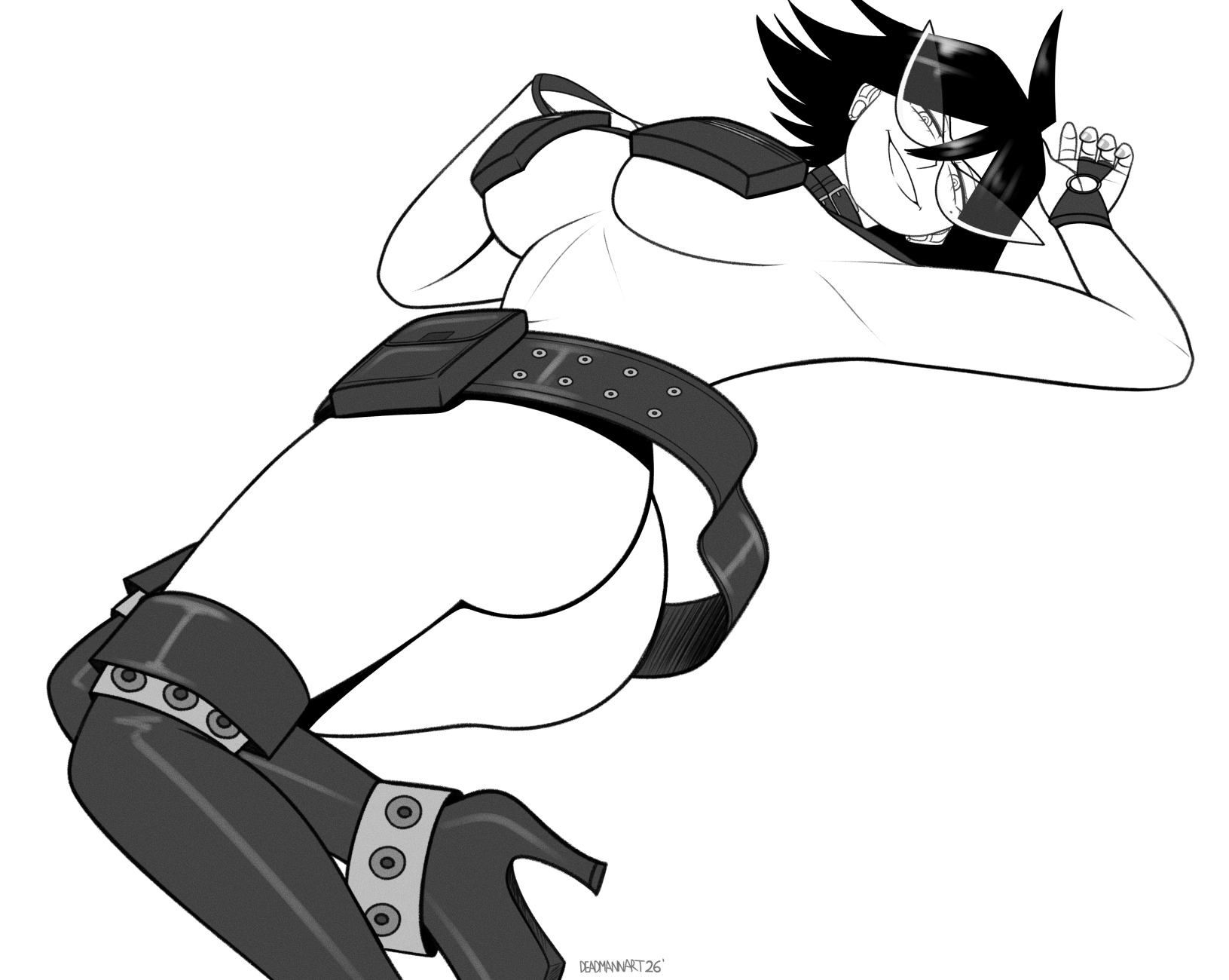 1girls, ass, barely clothed, breasts, female, midnight (my hero academia), midnight (old costume) (my hero academia), my hero academia, nemuri kayama, tagme, vigilante: my hero academia illegals, walkingdeadmann