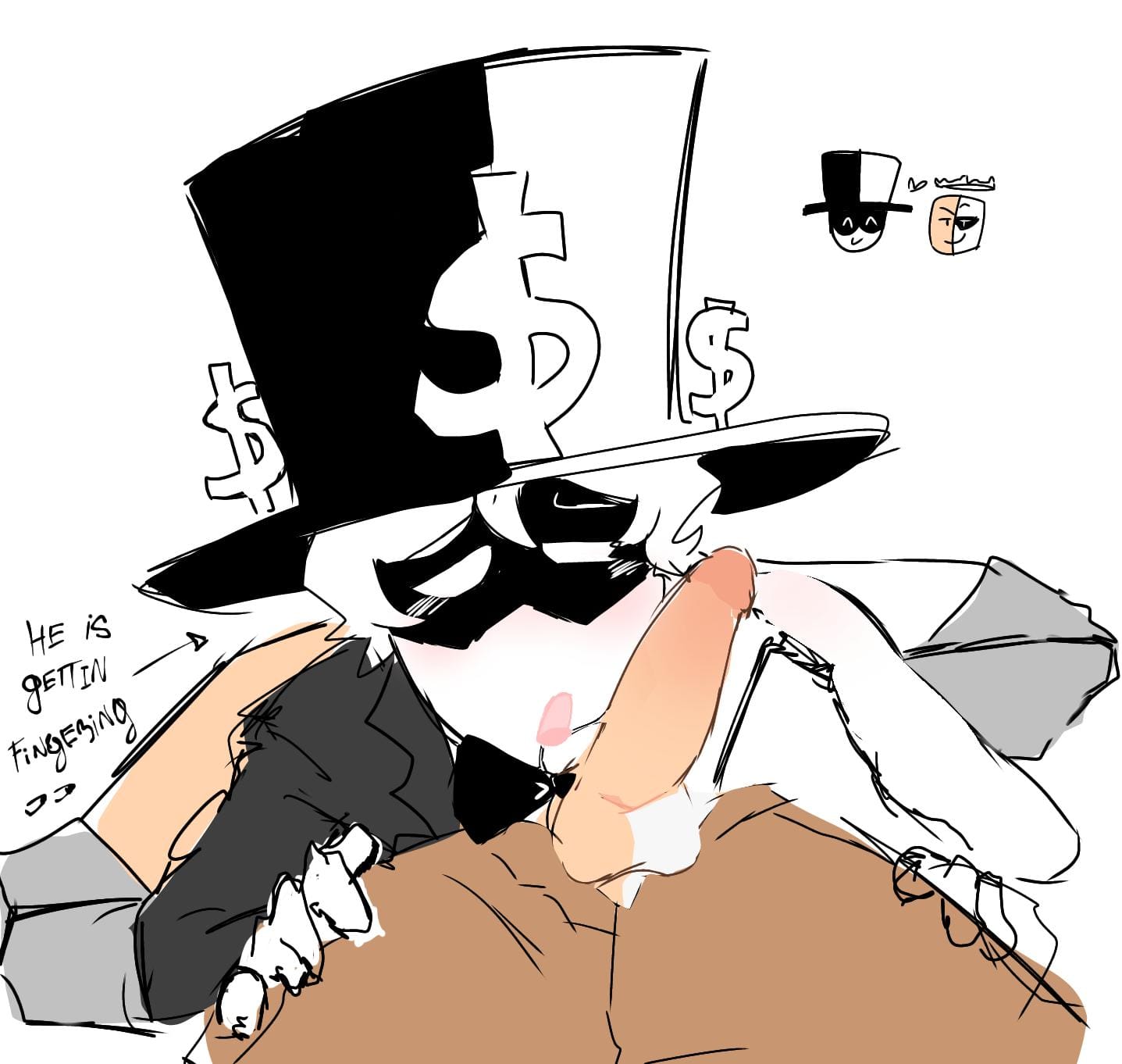 2boys, 69, 69 position, artful (die of death), artistry (die of death), clothing, devesto, die of death (roblox), drooling, fingering, fingering ass, forsaken (roblox), fuck me eyes, gay, gay male, gay sex, mask, masked, pochoclos, roblox, roblox game, robloxian, submissive male, white body, yaoi, yellow body