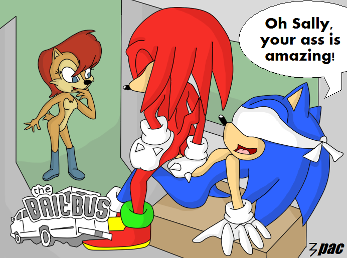 3pac archie_comics blue_fur furry hedgehog knuckles_the_echidna mammal mobian_(species) sally_acorn sega sonic_(series) sonic_satam sonic_the_hedgehog sonic_the_hedgehog_(archie) sonic_the_hedgehog_(comics) sonic_the_hedgehog_(series) yaoi