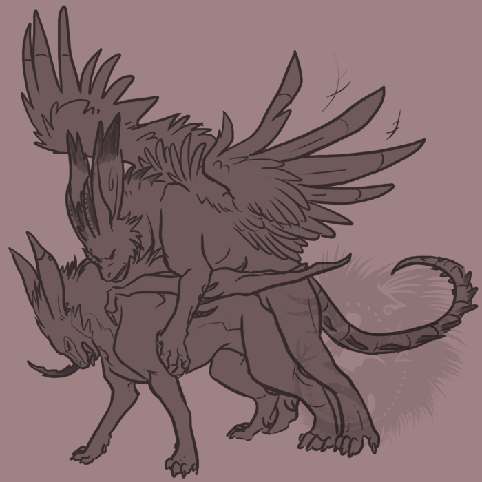 airu avian feral gryphon sex wings