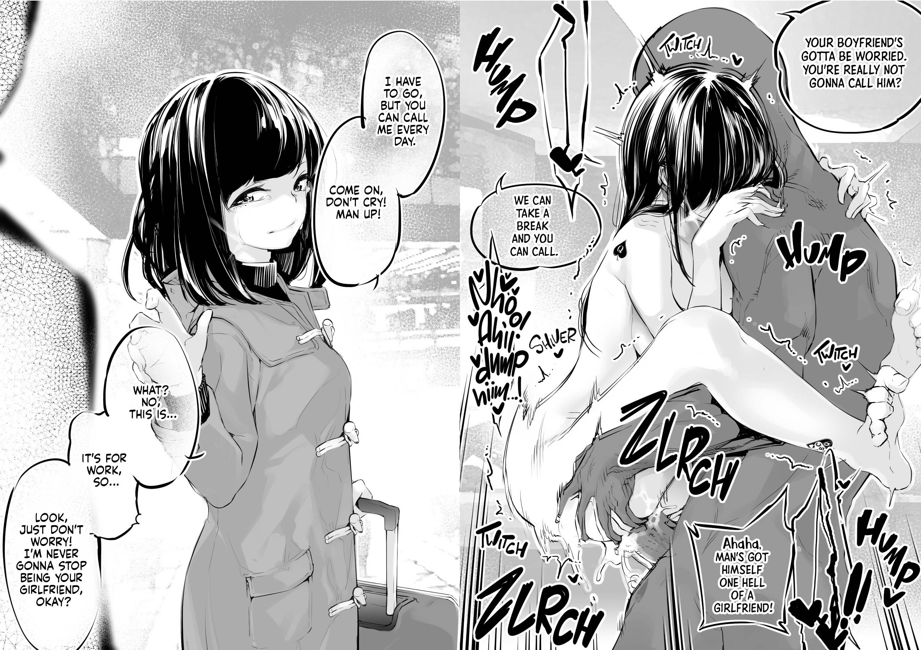 1girls, 2boys, ass, black hair, breasts, cheating, cum, cum in pussy, dark skin, dark-skinned male, female, interracial, male, netorare, ntr, nude, original, pussy, queen of spades, sex, translated