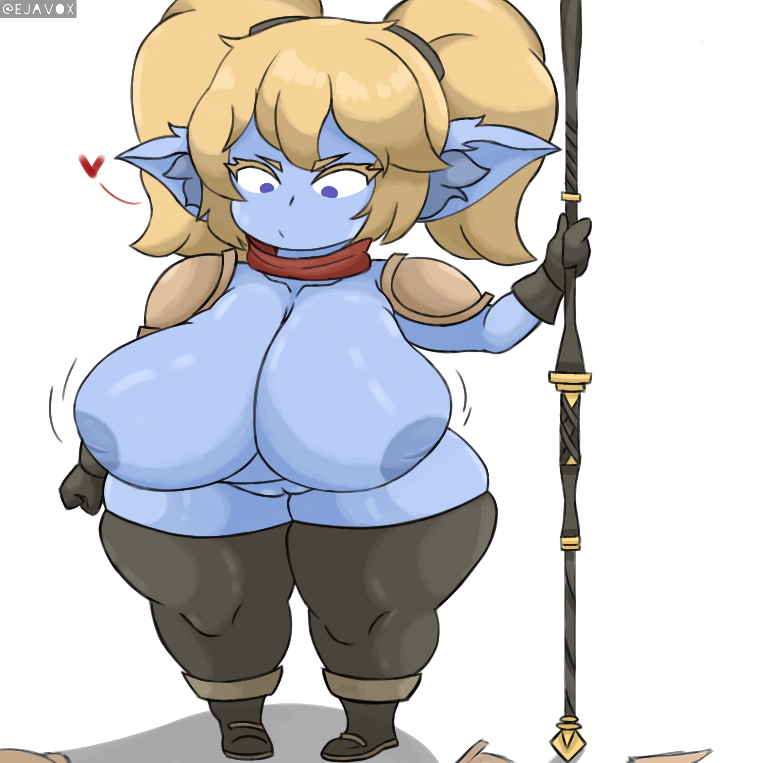 1girls, armor, ass, big ass, big breasts, big butt, breast expansion, breast growth, breast growth (enlargement), breasts, ejavox, female, league of legends, poppy, public, public nudity, shortstack, shy, tagme, yellow hair, yordle