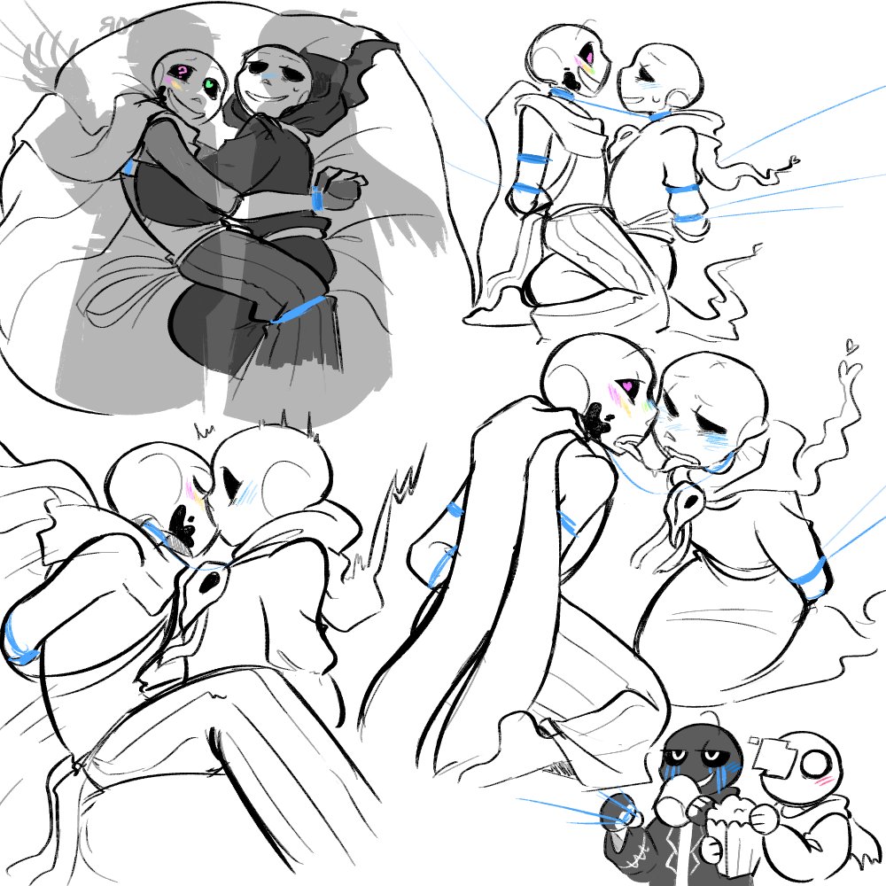 aftertale alternate_universe error_sans error_sans_(fan_character) errortale geno_sans ink_sans ink_sans_(fan_character) inktale reaper_sans reapertale sans sans_au sanscest selfcest sympharin symphysins tagme tied_up undertale_au