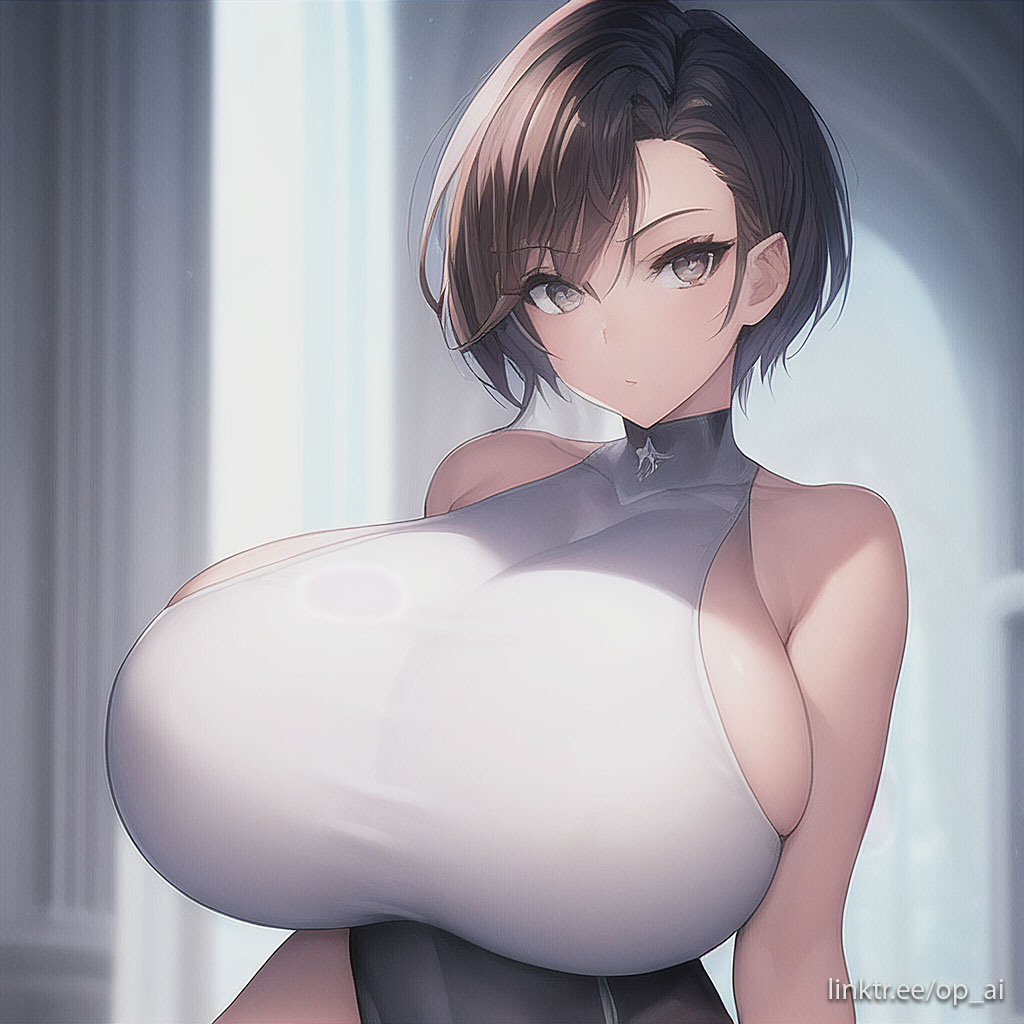 ai_generated brown_hair huge_breasts op_ai short_hair