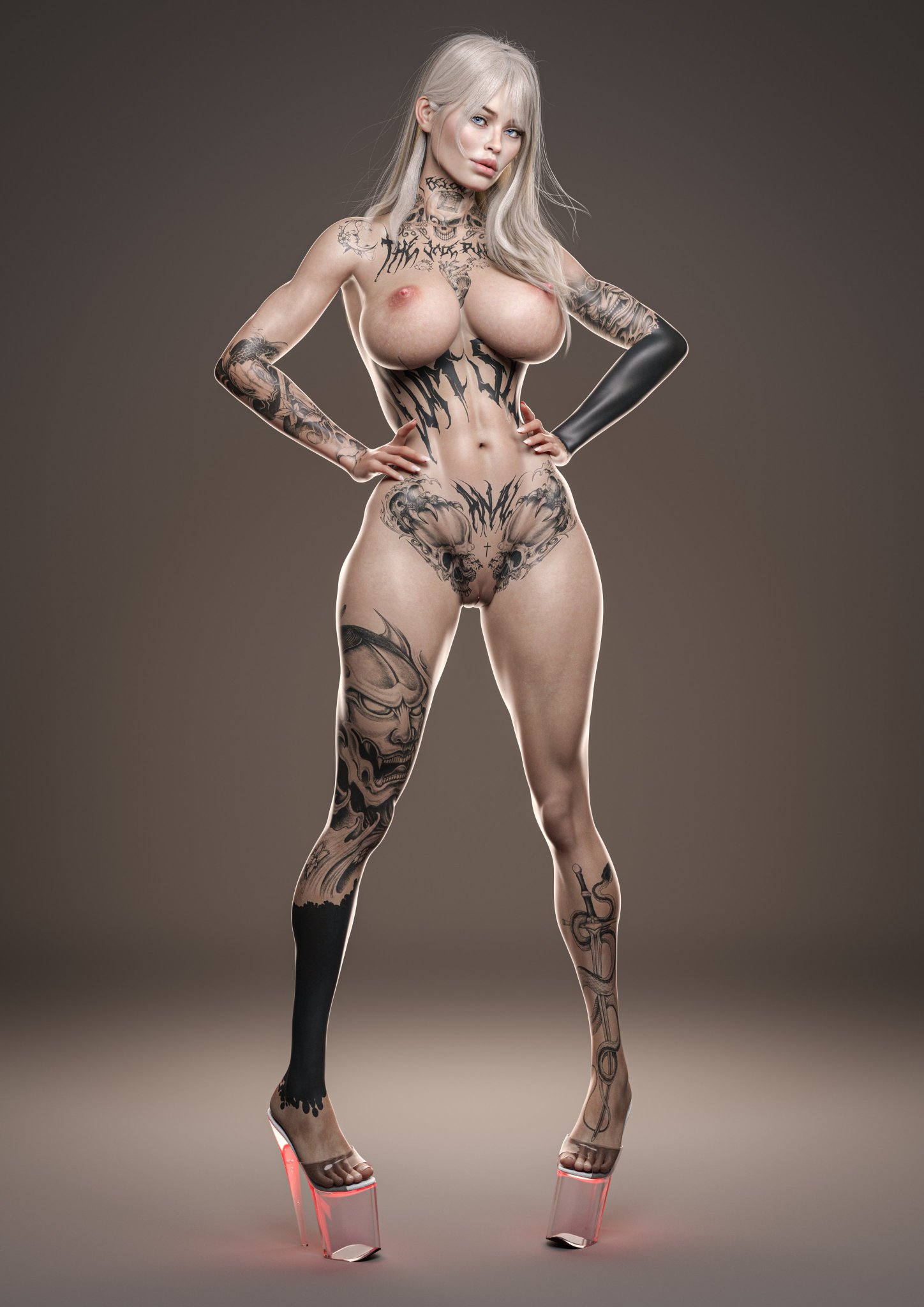1girls, 3d, athletic, athletic female, big breasts, breasts, busty, cleavage, curvaceous, curvy, curvy figure, digital media (artwork), eyebrows, eyelashes, eyes, female, female focus, female only, fit, fit female, glowing heels, hair, high heels, hips, hourglass figure, huge breasts, human, large breasts, legs, light skin, light-skinned female, lips, mature, mature female, original, original character, platform heels, thejaderabbit, thick, thick legs, thick thighs, thighs, top heavy, upper body, voluptuous, waist, wide hips