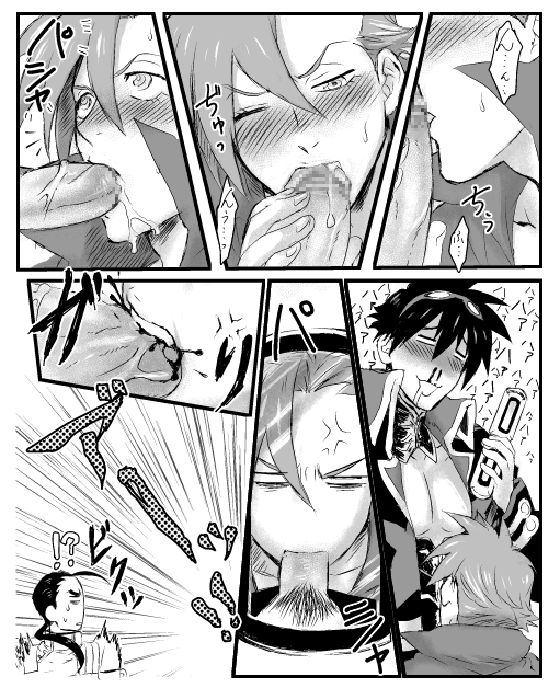 comic doujin gay kamina male oral penis rossiu_adai simon_(tengen_toppa_gurren_lagann) tagme tengen_toppa_gurren_lagann yaoi