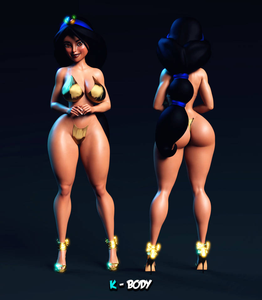 1001 nights, 1girls, 3d, aladdin, ass, big ass, big breasts, black hair, breasts, brown body, brown eyes, brown skin, busty, curvaceous, curvy, curvy figure, dark skin, dark-skinned female, disney, disney princess, female, female only, high heels, hourglass figure, large breasts, lipstick, long hair, princess jasmine, tan skin, thick thighs, thighs, toned, toned female, urqqurqq, very long hair, voluptuous, wide hips